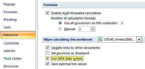 exceldateoption exceldateoption