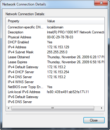 Windows Vista Set Static Ip Address