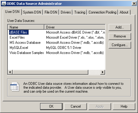 The Create New Data Source dialog box should show the SQL Server Native Client 11.0 that was installed when you installed the database.