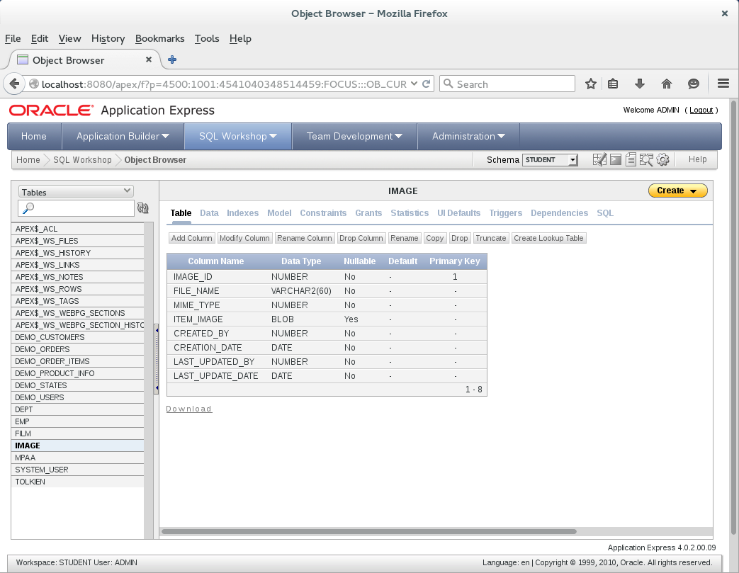 date definition in oracle